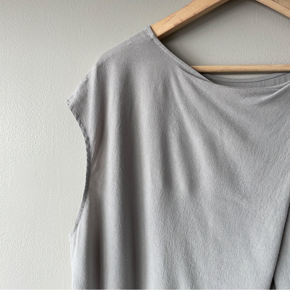 Tiger of Sweden Jeans grey sleeveless blouse medium women's shirt top - Picture 9 of 15